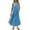Blue, variant on Women's Spring Summer Casual Outfits, Sleeveless Tank Top and Skirt Two Piece Set, Solid Color Co Ord Sets for Daily Wear, Comfortable Matching Vacation Outfits for Women