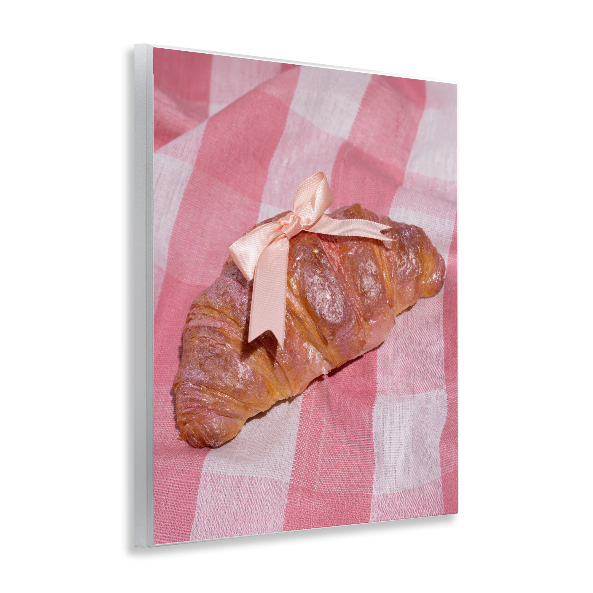 Stupell Industries Glam Ribbon Croissant Wall Plaque Art, design by LISH Creative