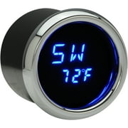 Dakota Digital 2 3/16" Stand Alone LED GPS Compass Blue w/Chrome MCL-GPS17