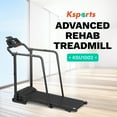 thumbnail image 2 of Ksports Advanced Rehab Treadmill 2.25 Horsepower Motor, Bluetooth Kinomap, Black, 2 of 11