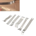 thumbnail image 3 of Powkky 6pcs Car Trim Removal Tool Kit Stainless Steel Solid Rustproof Universal Clip Pry Tools for Door Window Audio, 3 of 10