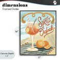 thumbnail image 4 of Stupell Industries Eclectic Spritz O'Clock Citrus Cocktail Black Framed Giclee Art, 11 x 14, by Connie Summers, 4 of 8