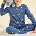 thumbnail image 5 of OJSFQUFP Cartoon Print Thermal Underwear 2Pcs Set Older Boys and Girls Soft Warm Base Layer for Fall and Winter (1-16Y), 5 of 5