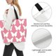 thumbnail image 3 of Balery Butterfly 2 Bolsa Tote Estilo Estético con Cremalleras, Bolsa de Hombro, Bolsa de Compras Grande y Plegable, 3 of 8