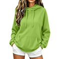 thumbnail image 7 of Hoodies for Women Drawstring Pullover Hoodie Long Sleeve Womens Hooded Sweatshirt, 7 of 7