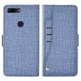 thumbnail image 4 of OnePlus 5T Case, iCoverCase Genuine Leather Wallet Case Slim Fit Folio Book Design with Stand and Card Slots Flip Case Cover for OnePlus 5T (Blue), 4 of 5