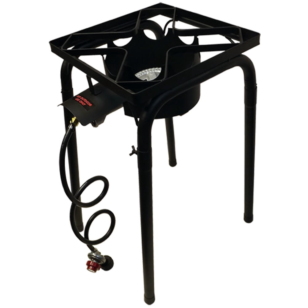 Portable Tall High Pressure Propane BBQ Gas Stove Burner Cook Cooking With Stand