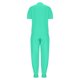 thumbnail image 5 of ICHUANYI Clearance Fashion Woman Round Neck Solid Short Sleeve Blouse +Loose Pockets Pants Sets(Green, M) ICHUANYI WER2023080905350, 5 of 6