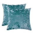 thumbnail image 4 of Home Soft Things Crushed Velvet 2 Piece Throw Pillow Cover Set - Storm Blue - 26" x 26", 4 of 7