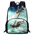 thumbnail image 1 of Juego de 3 piezas de The Legends of Zeldas para niños y niñas, mochilas escolares de gran capacidad, bolso de hombro, estuche para lápices, regalo, 1 of 5