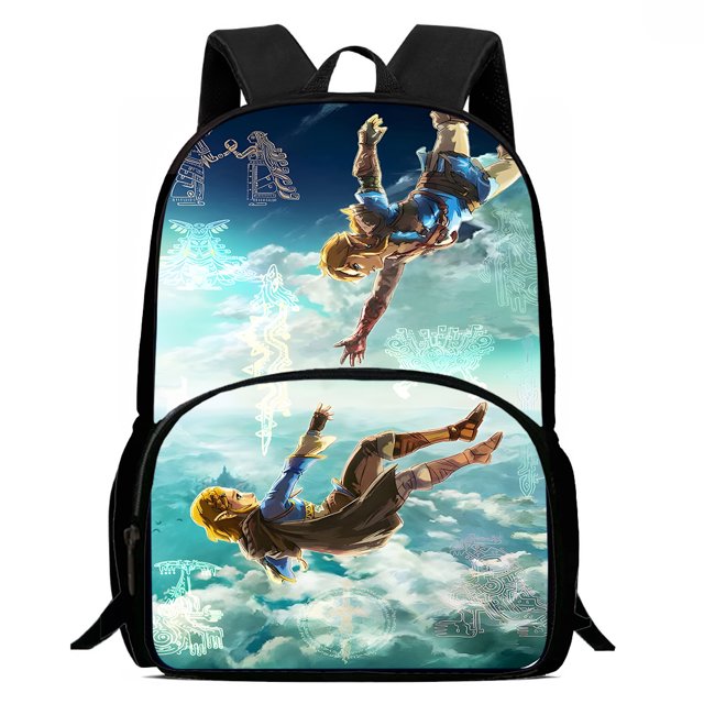 Juego de 3 piezas de The Legends of Zeldas para niños y niñas, mochilas escolares de gran capacidad, bolso de hombro, estuche para lápices, regalo