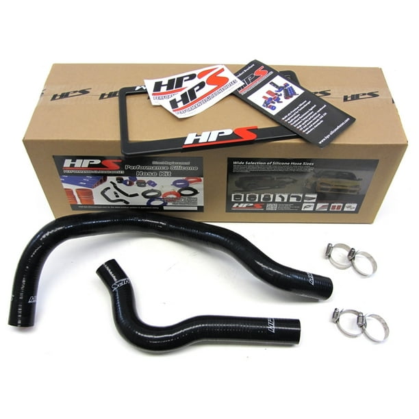 HPS Black Reinforced Silicone Radiator Hose Kit Coolant for Honda 9200