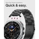 thumbnail image 4 of Correa de reloj Miimall de acero inoxidable para Samsung Galaxy 8, 4 of 7
