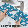 thumbnail image 6 of Sikiie Swan On The Pond Splash Guard for Sink Faucet-1 PC Super Absorbent Fast Drying Mat Sink Gadgets-Splash Guard for Kitchen, Sink Mat, 6 of 7