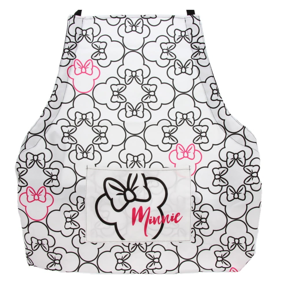 Minnie Mouse Face Keep Cute and Comfortable During All Your Cooking Experiences Clean Best Brands Disney Cotton Apron Gray