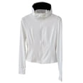 thumbnail image 3 of XINPING Women's Soft Lightweight Full Zip Jacket with Pockets UPF 50+ Lightweight Sun Protection Jacket for Summer Outdoors, 3 of 4