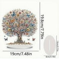 thumbnail image 2 of JASGARDE DIY 5D Diamond Painting Kits, Desktop Ornament Special Shaped Rhinestone Desk Placement Ornament, Home Stand Up Gem Painting Craft Kit, Gift, Double Sided, Tree of Life, 2 of 5