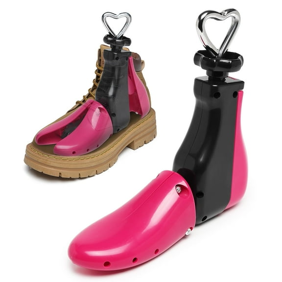 Shoe Boot Stretchers for Cowboy Boots, 4-Way Boot Expander Stretch Width & Length, Leather Boot Widener for Wide Feet