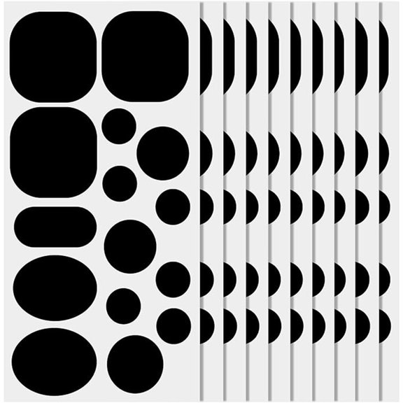 Repair Patches Down Jacket Black Nylon Fabric Self Adhesive Patch Clothing Repair Patch Kit for Down Jacket, Tent Clothes, Sleeping Bags