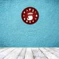 thumbnail image 4 of Fankiway Christmas Wall Clock Christmas Decorations Christmas Santa Claus Vintage Red Square Wall Clocks Decor for Home Kitchen Living Room Office Christmas Decoration Gifts, 4 of 6