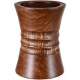 thumbnail image 3 of Villacera 83-DT5869 Handmade 6 in. Tall Mango Wood Decorative Brown Pillar Candle Holder, 3 of 5