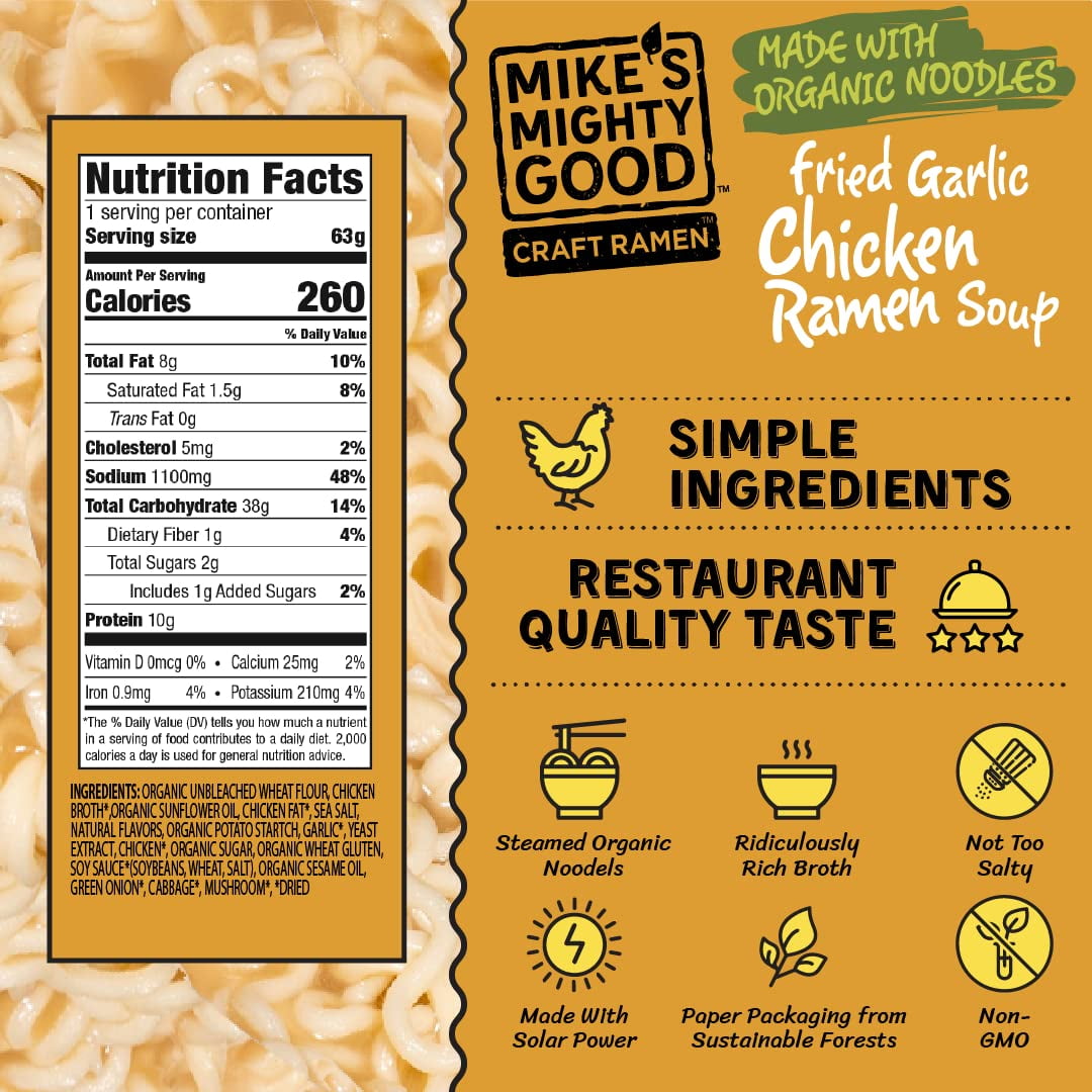 Mike's Mighty Good Craft Ramen Soup