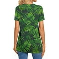 thumbnail image 5 of ATENAR Shirts for Women Soft Lightweight Womens Shirts Loose Tee Green XL, 5 of 7