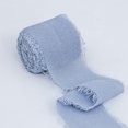 thumbnail image 4 of 5m/Roll Frayed Silk Ribbon Edged Wrinkle Chiffon Handmade Ripped Wedding Party Flower Bouquet Gift Packing Decorations DIY Craft, 4 of 4