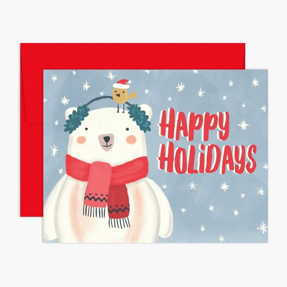 Woodland Bear Holiday Card