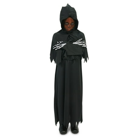 Grim Reaper Mascot Costume - Hooded Grim Reaper Child Costume