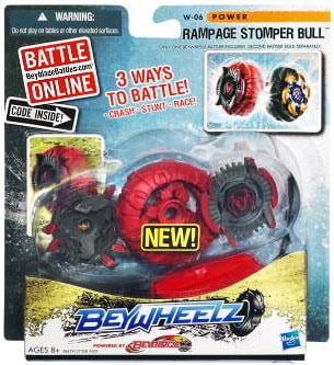 W-06A Power RAMPAGE STOMPER BULL by Hasbro Beyblade Beywheelz 