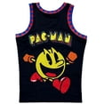 thumbnail image 2 of Pac-Man Video Game Men's Headgear Classics Premium Embroidered Basketball Jersey (Medium, Black), 2 of 4