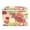 WSWES146, variant on Colorful rainbow onions pattern Foldable Kids Toy Chest with Flip-Top Lid, Collapsible Fabric Toy Storage Organizer/Bin/Box/Basket/Trunk for Toddler