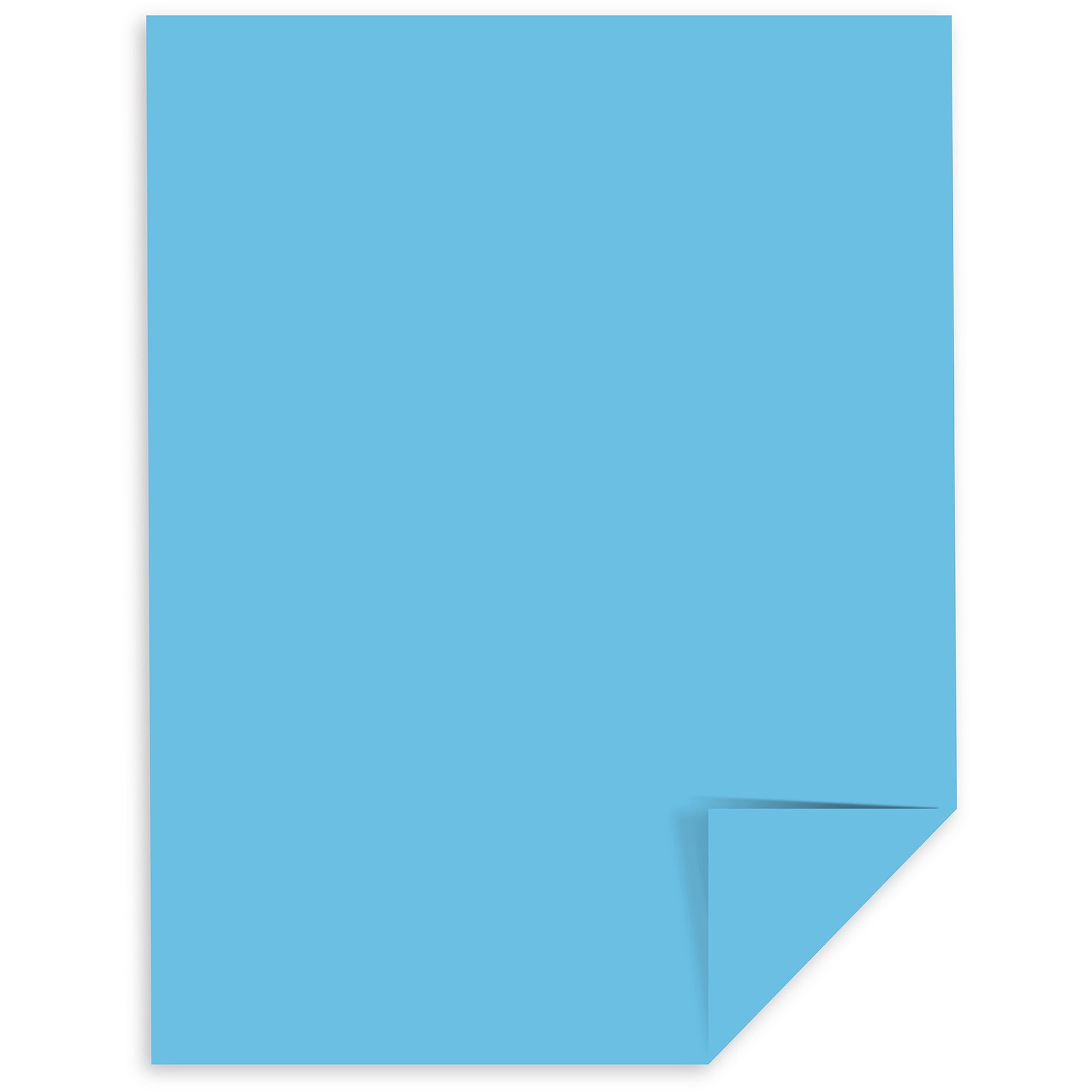 Wausau Paper 22721 Astrobrights Colored Cardstock, 8.5â€ x 11â€, 65 lb / 176 gsm, Lunar Blue, 250 Sheets