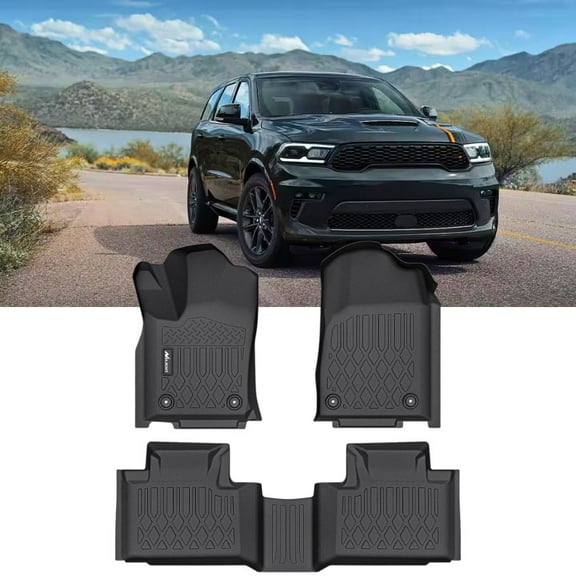 Nilight TPE Floor Mats for Dodge Durango Jeep Grand Cherokee 2016 2017 2018 2019 2020 2021 2022 2023,All Weather Custom Fit Heavy Duty Floor Liners