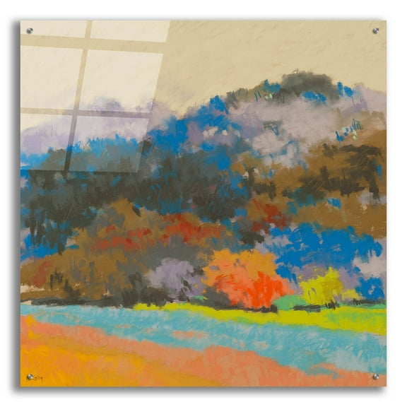 Epic Art 'Fox Farm Woods 3' by Mike Kelly, Acrylic Glass Wall Art, 36"x36"