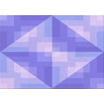 thumbnail image 1 of Ahgly Company Indoor Rectangle Patterned Light Slate Blue Area Rugs, 6' x 9', 1 of 6
