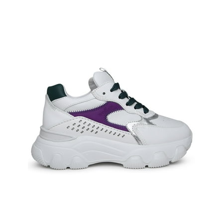 

Hogan Woman White Leather Sneakers