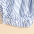 thumbnail image 5 of JUMEYU Fourth of July Baby Girl Bodysuit Newborn Baby Girls Romper Short Sleeve Romper Playsuits Jumpsuit Infant Summer Clothes 0 3 6 9 12 18 24 Months (Sky Blue,12-18 Months), 5 of 6