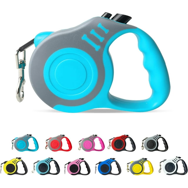 Retractable Dog Leash Automatic Telescopic Tractor Dog Tape, Pet Tape 10/16 FT Durable and Convenient, with Non-Slip Handle, Suitable for Small and Medium-Sized Dogs
