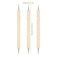 thumbnail image 2 of HEALEEP Silicone Clay Tools 3Pcs Ball Styluses for Paper Embossing Artists Cylindrical, 2 of 8