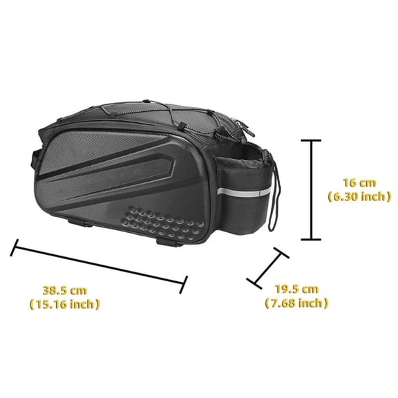 10L Waterproof Bike Frame Bag with Water Bottle Holder, Cycling Storage Pouch, Bicycle Organizer Pack for All Bikes