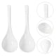 thumbnail image 2 of ColoMX 1 juego de 2 cucharas de sopa grandes de cerámica, cucharas de porcelana, vajilla de cerámica (blanco), 2 of 7