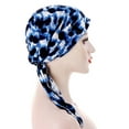 thumbnail image 5 of Dalrosia Women Head Scarf Pre Tied Chemo Caps Slip on Turban Headwear Cancer Head Wraps Beanie Hat Bandana, 5 of 6