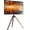 Black & White Oak, variant on FITUEYES Picasso Series Easel TV Stand for 37-65 inch Screens, Modern Corner Stand with Cable Management for Bedroom and Living Room