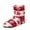 Red, variant on Christmas Slippers House Shoes for Women Fluffy Soft Cozy Bedroom Cartoon Plush Cute Slippers for Indoor Outdoor Use