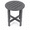 Gray + HDPE + American Design + Casual + Classic+3, variant on YANGXUN Black Round All-Weather Outdoor Patio Side Table Classic American Casual Compact End Table for Balcony Poolside Porch Garden