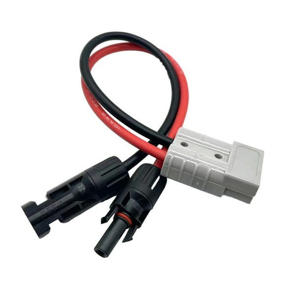 50 AMP Plug to Solar Panel Cable Y Adaptor Connector 30cm 4mm²