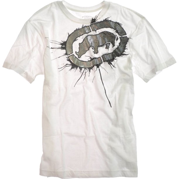 Ecko Unltd. Camiseta gráfica Drip D Rhino para hombre, blanca, grande