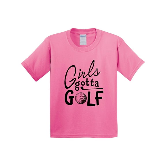 Inktastic Girls Gotta Golf Youth T-Shirt